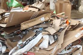 papier en karton afvalcontainer