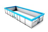 12 m3 container papier en karton afval_